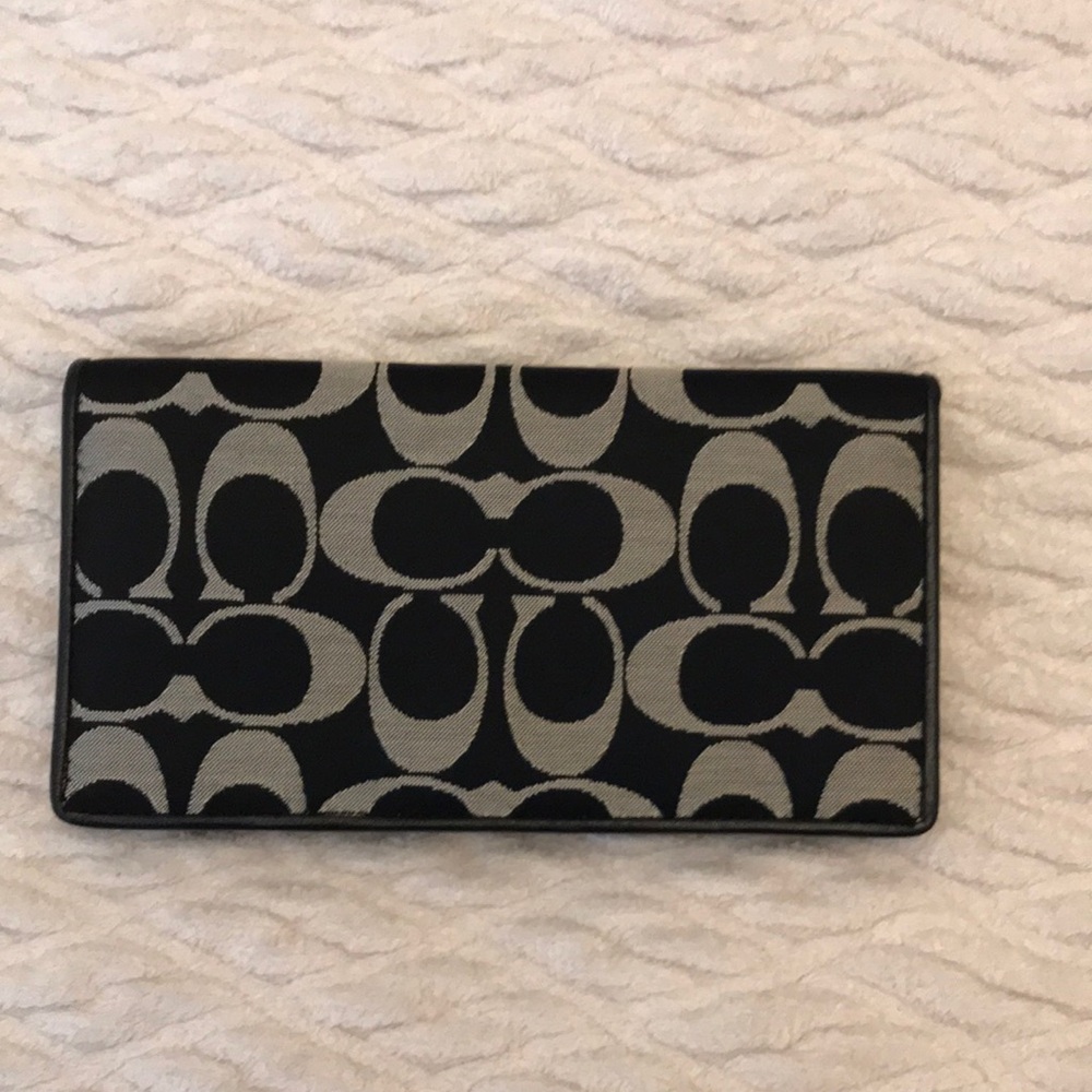 Coach Cheque Book Holder